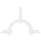 Ekena Millwork Ericson Architectural Grade PVC Gable Bracket, 84"W x 56"H x 4"D x 6"F, 16/12 Pitch GBP084X56X0406ERI00 - alternate 2